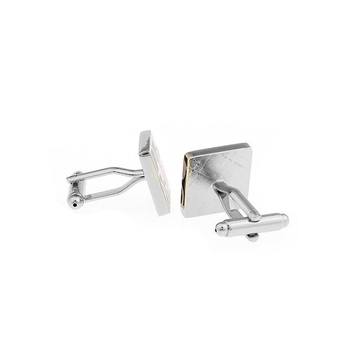 Autobots Cufflinks Super Hero Transformers Cuff Links Silver Red Show Off Your Hero Keepsakes Cool Fun Collector Comes Image 2
