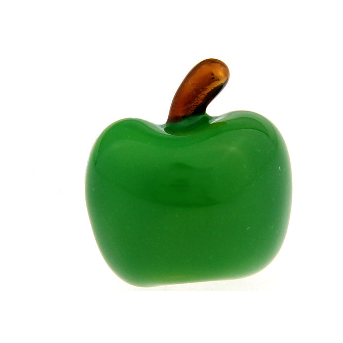 Enamel Pin Green Apple Lapel Pin Granny Smith Apple Tie Tack Collector Pin School Teacher Educator Green Enamel Silver Image 2