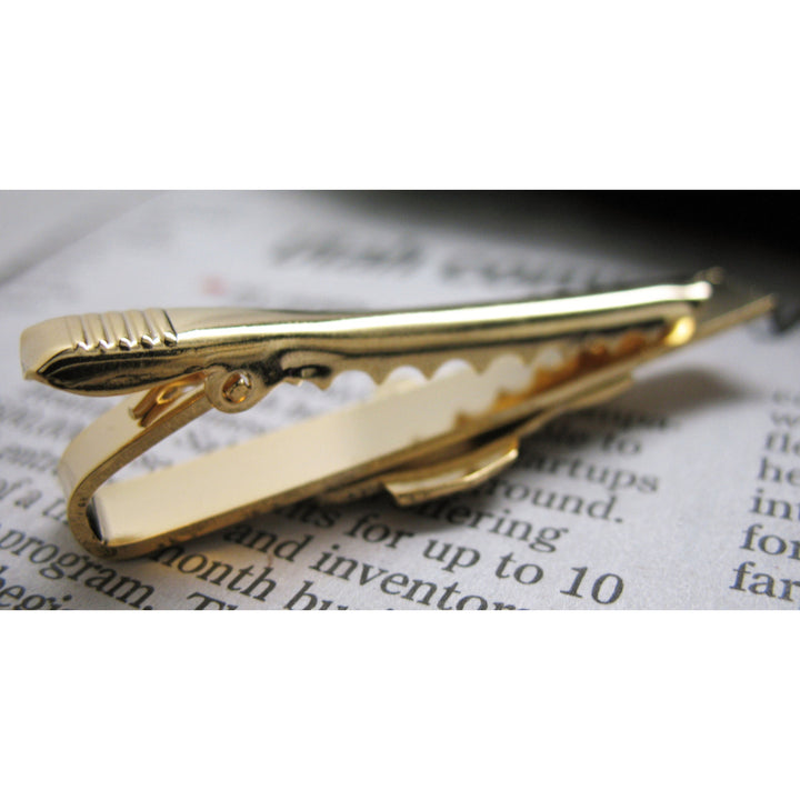 Gold Tone Back in the Day Classic Car Tie Clip Image 3