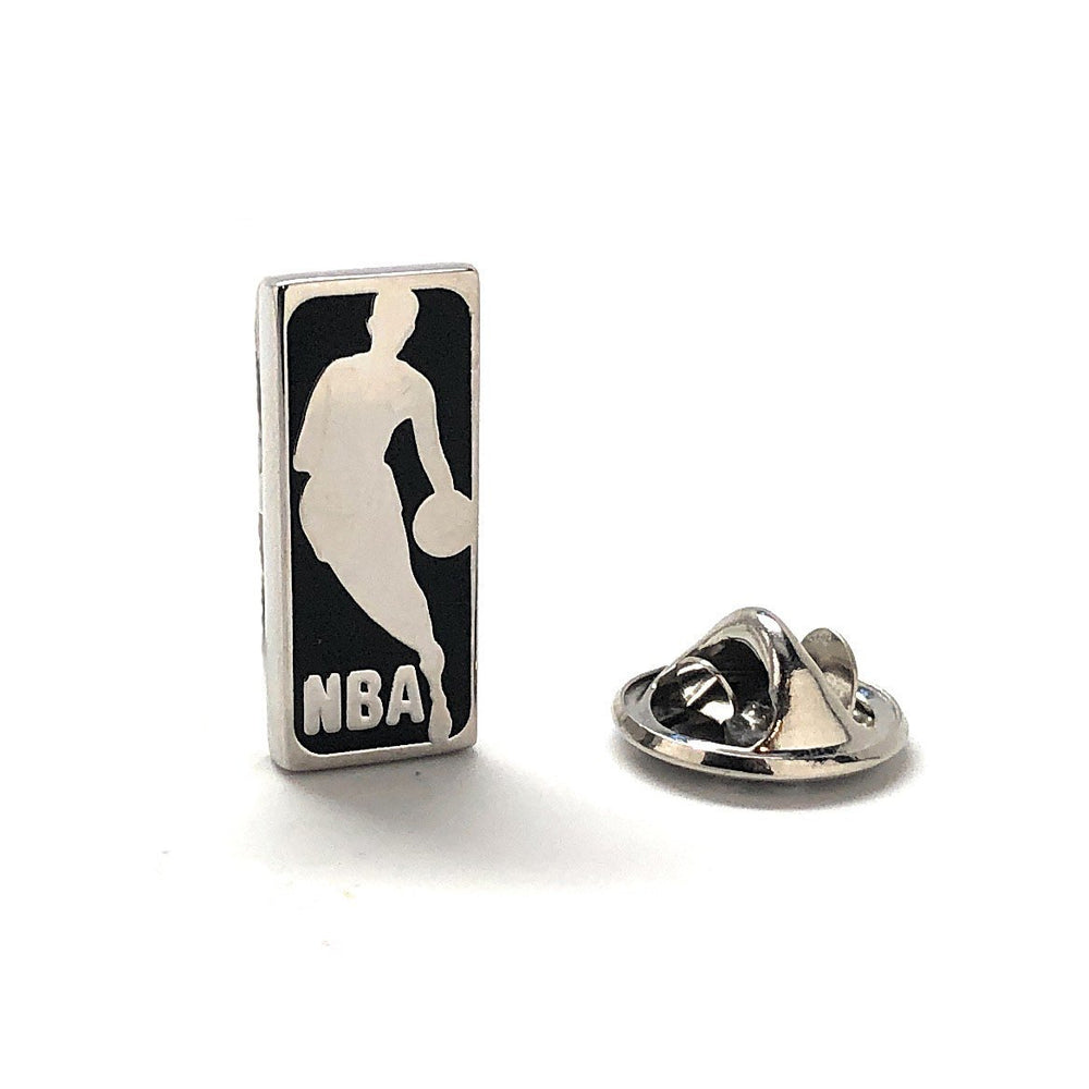 Enamel Pin Basketball Lapel Pin 2 Different Styles to Choose From Tie Tack Basket Ball Court B-Ball Image 2