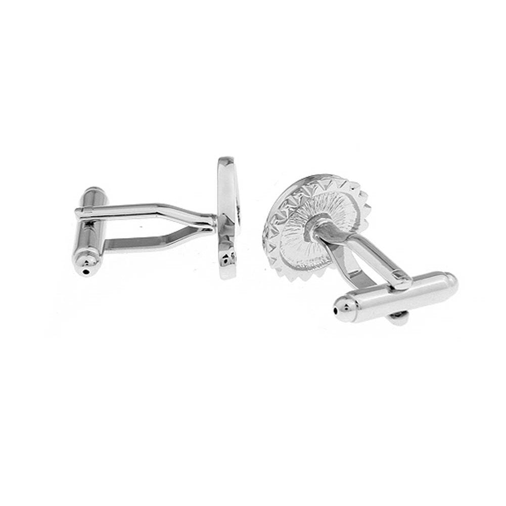 Silver Bottle Opener and Bottle Cap Cufflinks Drinks Beer Party On A Cold One Cool Cuff Links Comes with Gift Box Image 2