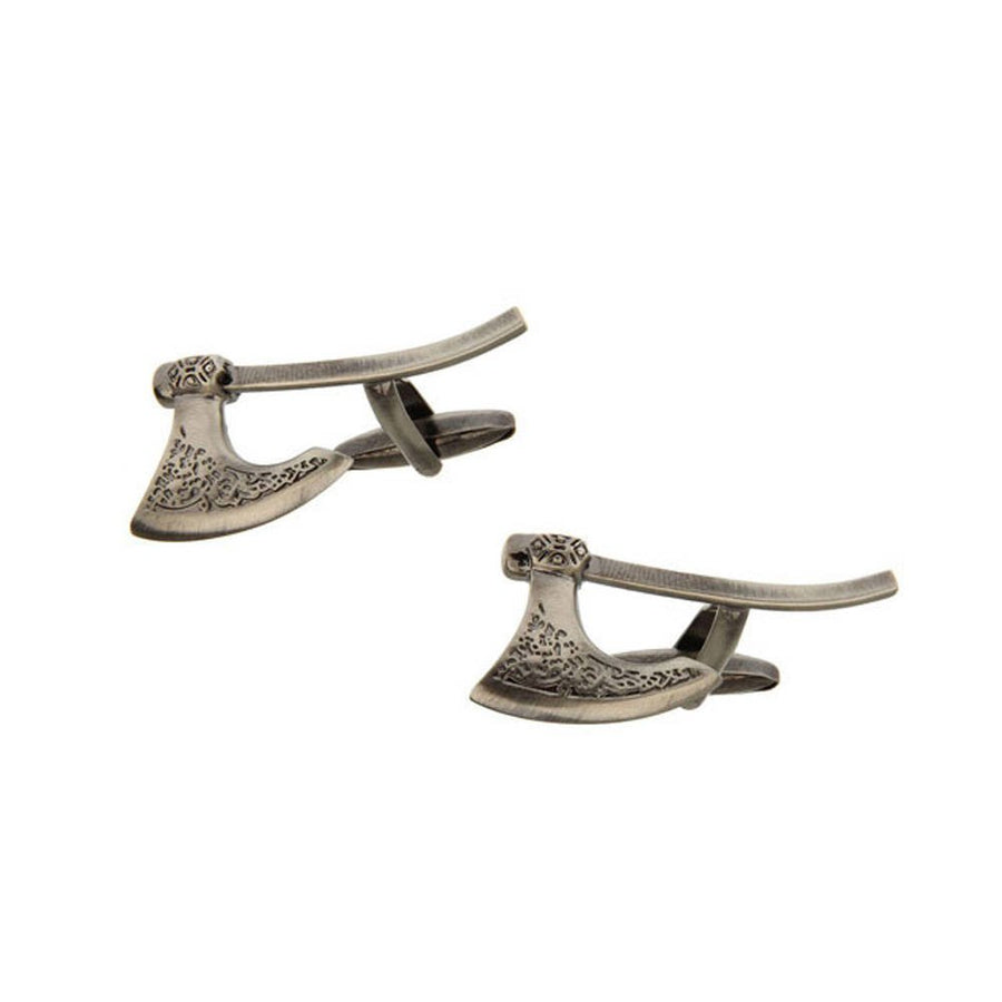 Bronze Tone Pirate Persian Ax Cufflinks The Bigger the Sword the Better Fun Cool Novelty  Cuff Links Comes with Gift Box Image 1
