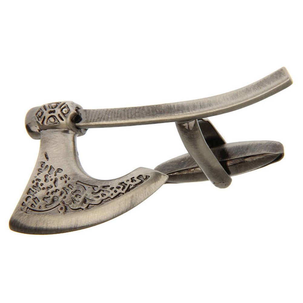 Bronze Tone Pirate Persian Ax Cufflinks The Bigger the Sword the Better Fun Cool Novelty  Cuff Links Comes with Gift Box Image 3