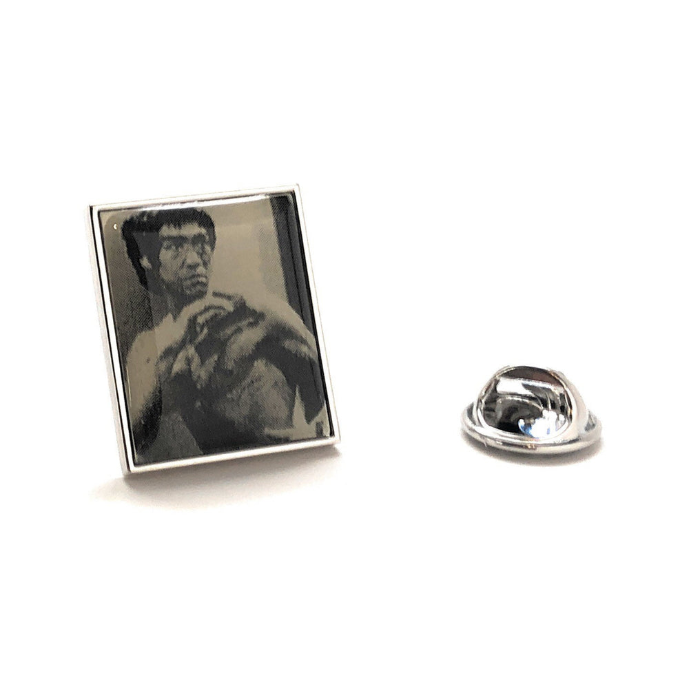 Enter the Dragon Bruce Lee Cufflinks Cuff Links Hollywood Motion Pictures Buff Film Industry Classic Lapel Pin Comes Image 2