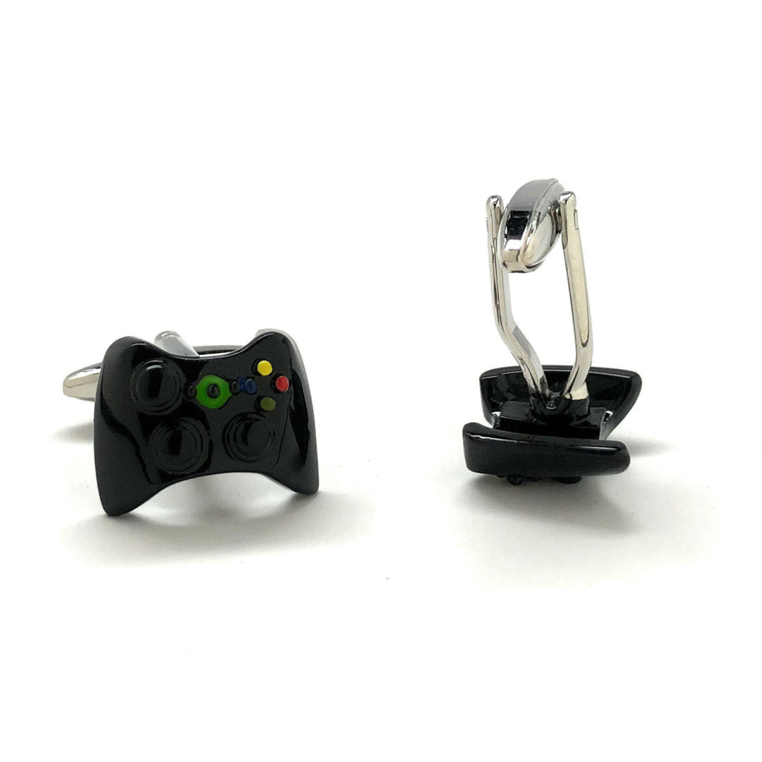 Cufflinks Video Game Controller Black Edition Video Gamer Cuff Links Fun Nerdy Cool Unique Comes with Gift Box Image 3