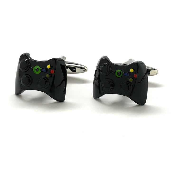 Cufflinks Video Game Controller Black Edition Video Gamer Cuff Links Fun Nerdy Cool Unique Comes with Gift Box Image 4