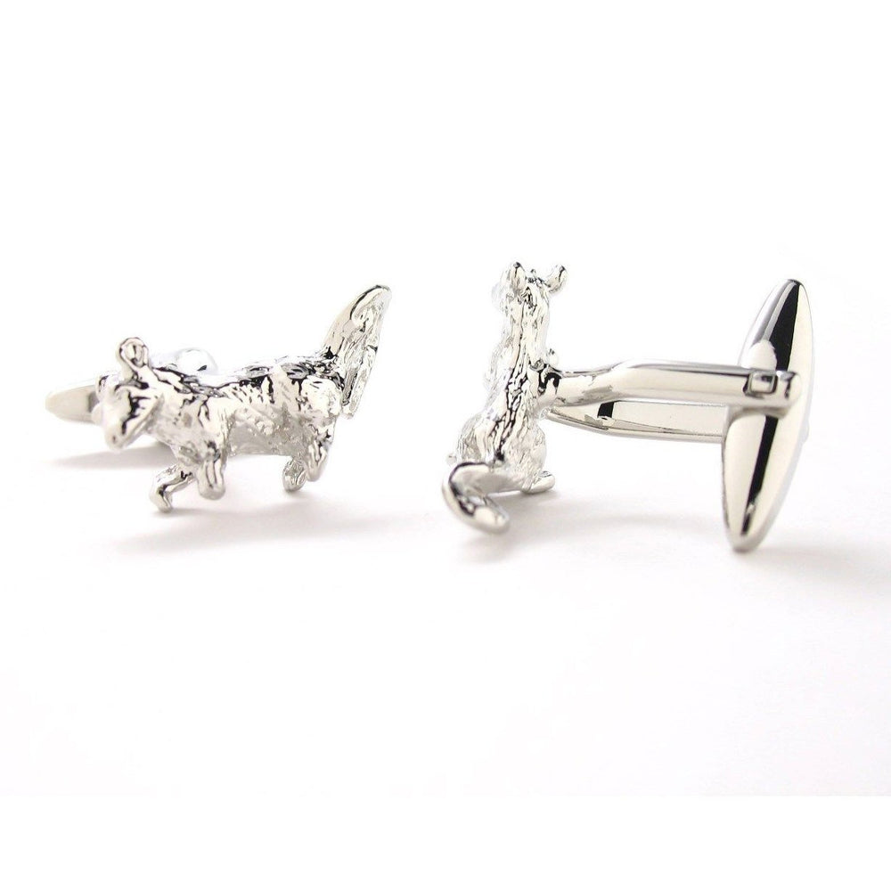 Silver Mouse Cufflinks Mischievous Little Mouse Cufflinks Silver Tone Cuff Links Very Unique The Coolest Gift Gifts for Image 2