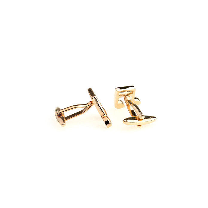 Gold Music Note Sixteenth Notes Music Piano Orchestra Conductor Cufflinks Cuff Links Image 3