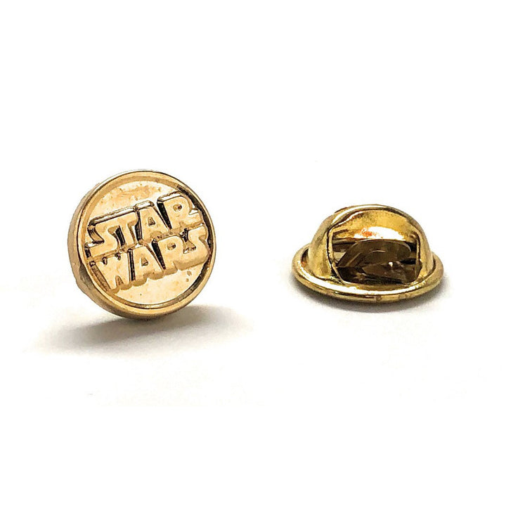 Enamel Pin Star Wars Gold Ligo Lapel Re-purposed Star Wars Jewelry Tie Tack 3-D Design Image 1