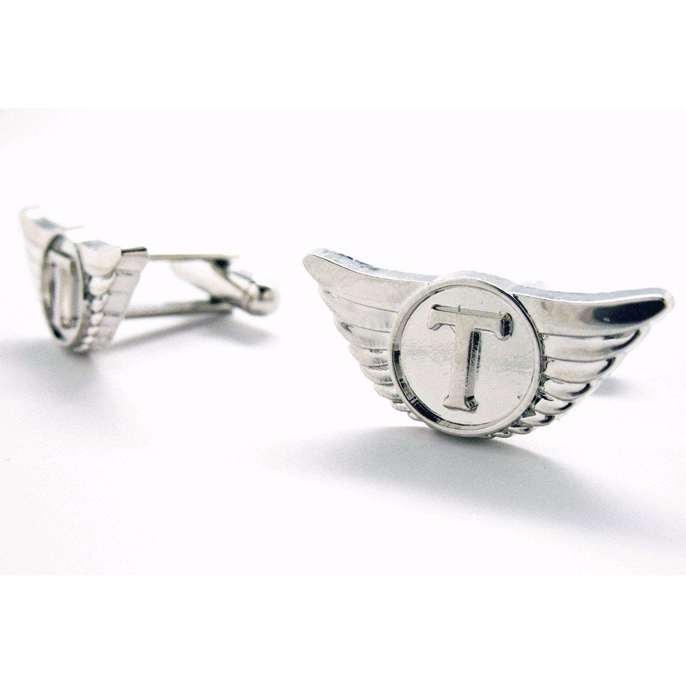 Enamel Super Hero Silver Thor Wings Cufflinks Cuff Links Show Off Your Hero Gold Of Thunder Cool Fun Collector Comes Image 1