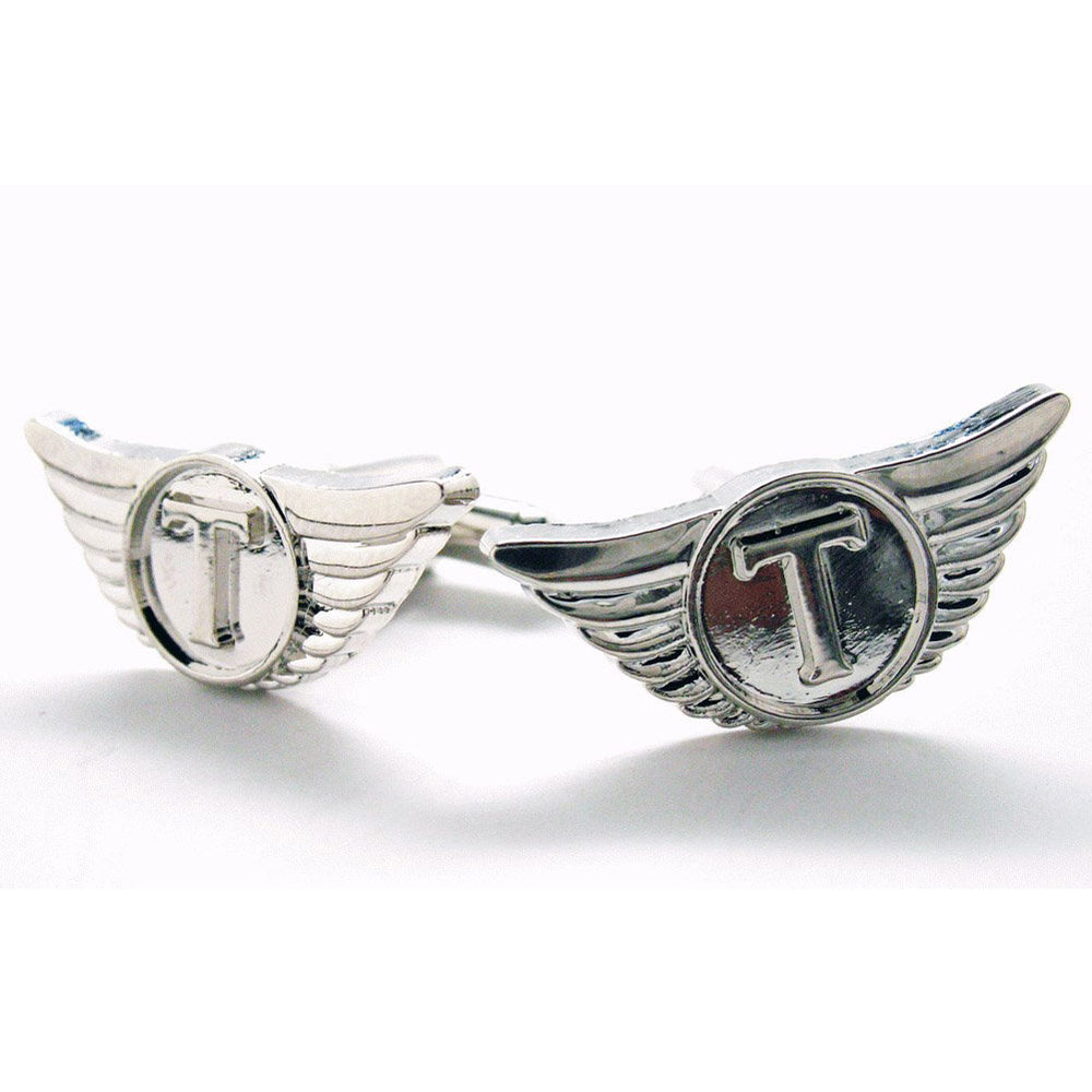 Enamel Super Hero Silver Thor Wings Cufflinks Cuff Links Show Off Your Hero Gold Of Thunder Cool Fun Collector Comes Image 2