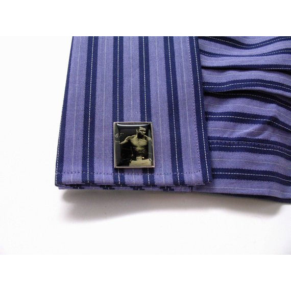 World Famous Boxer Cufflinks Fighter Boxing Prize Fight Cuff Links Ali Float like a Butterfly and Sting like a bee Cuff Image 3