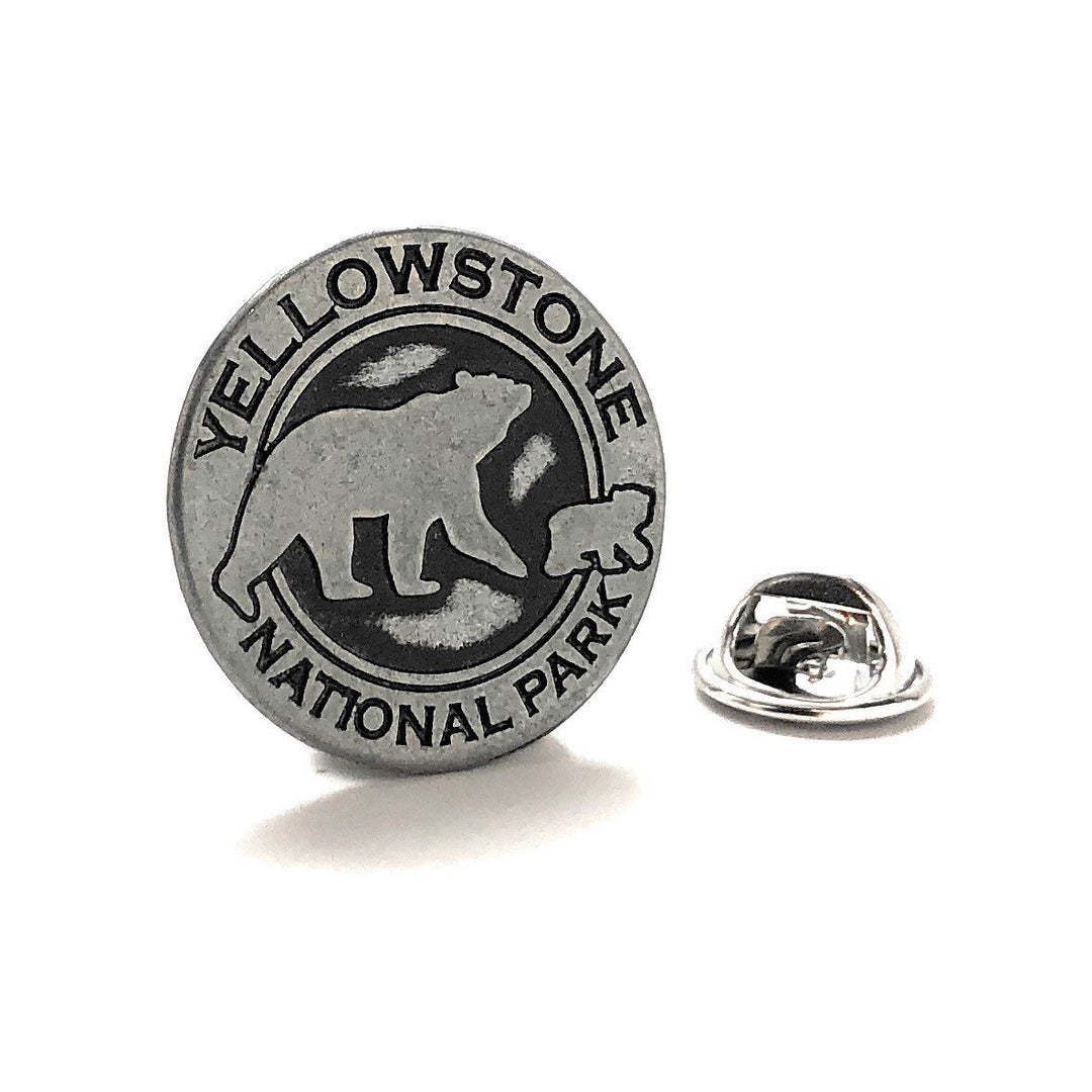 The Complete Yellowstone Series Lapel Pins Buffalo Grizzly Bear Old Faithful Wolf Token Tie Tack Tokens Classic Yellow Image 4
