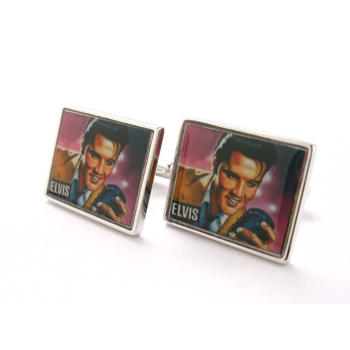 Rock and Roll Cufflinks The King of Rock Show off your Love of Music Cuff Links Cultural Icons of the 20th Century Comes Image 4