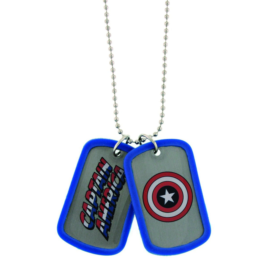 Dog Tag Captain America Double-Sided Dog Tag Super Cool Marvel Vintage vintage jewelry Image 1