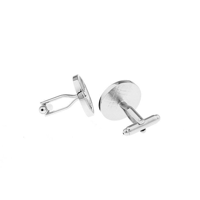 Bosss Day Cufflinks Im the Boss Im Never Wrong White Enamel Business Cuff Links White Elephant Gifts Image 2