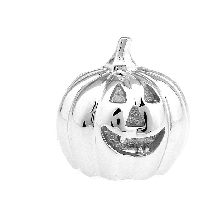 Halloween Enamel Pin Jack the Pumpkin King Lapel Party Time Tie Tack Jack O Lantern Collector Pin Enamel with Silver Image 2