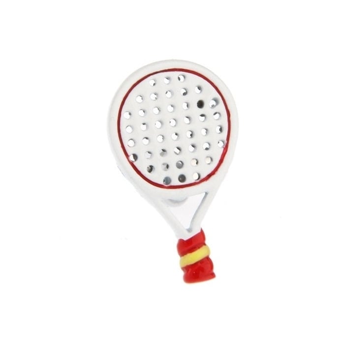 Enamel Pin Tennis Racket Lapel Pin Enamel Tennis Player Tie Tack Cool Fun Comes with Gift Box Image 2