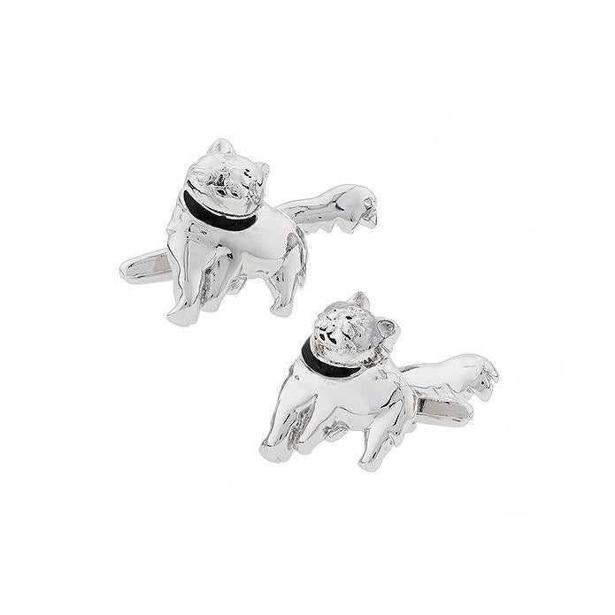 Dexter the Cat Cufflinks Lucky Cats Bring Stability to Owner and Very Good Fortune Cuffs Links Comes with Gift Box Image 1