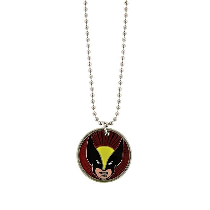 Necklace with Wolverine Face Jungle Raiders Super Cool Ghost Squadron Elite Team First Patrol Unit vintage jewelry Image 1