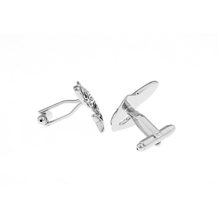 Silver Trout Fish Cufflinks  Fish Sports Jewelry Great Gift for the Outdoorsman Cuff Links Image 2
