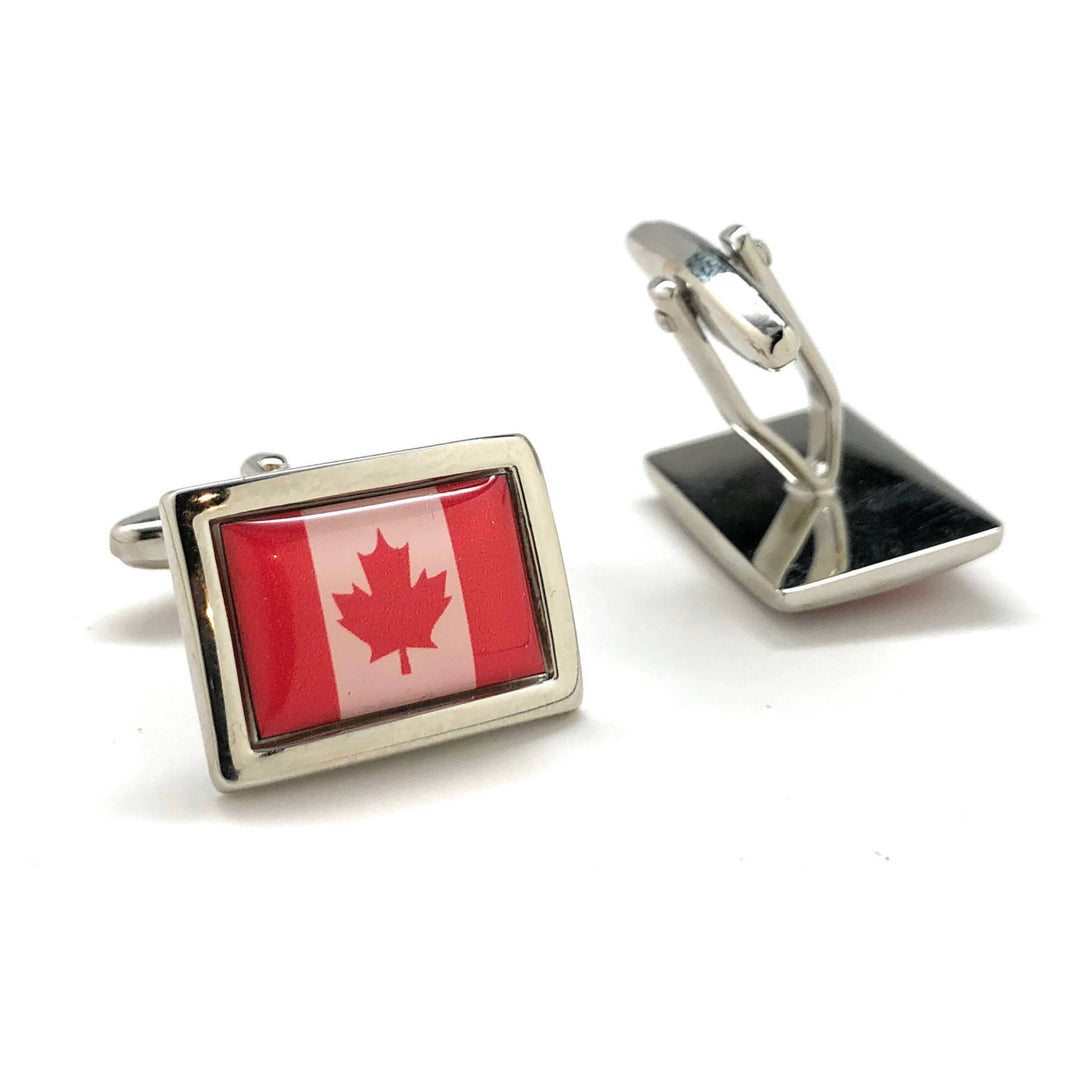 The Nation of Canada Cufflinks Canadian Flag Cufflinks Canadian Canada Flag Cufflinks Montreal Toronto Canada Cuff Links Image 4