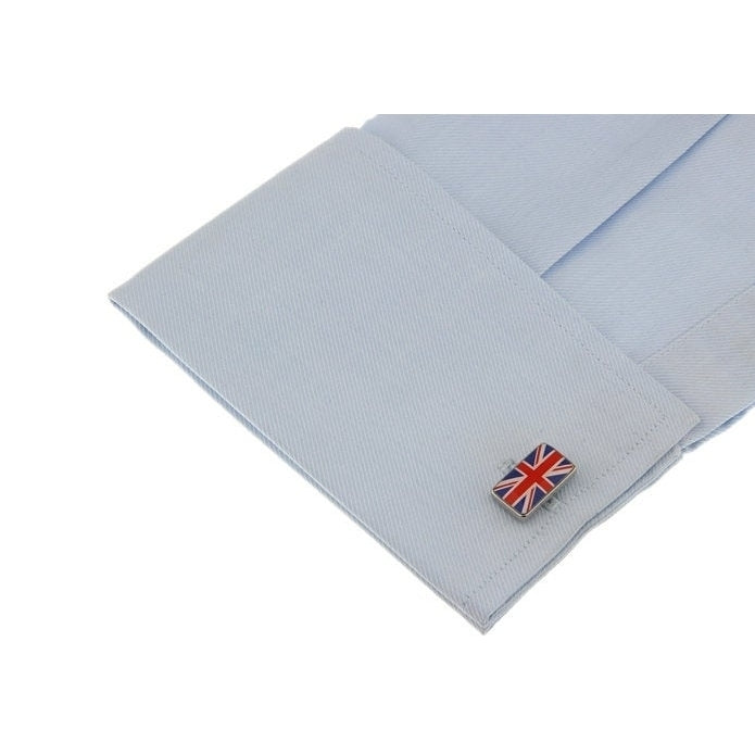 British Flag Cufflinks UK Union Jack London Cuff Links Image 3