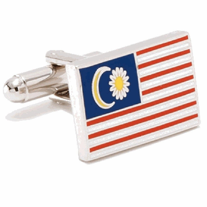 Malaysia Flag Cufflinks Cuff Links Image 1