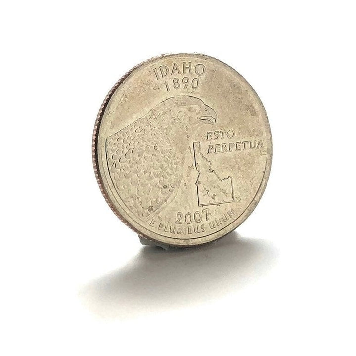 Enamel Pin Idaho State Quarter Enamel Coin Lapel Pin Tie Tack Travel Souvenir Coins Keepsakes Cool Fun Comes with Gift Image 2