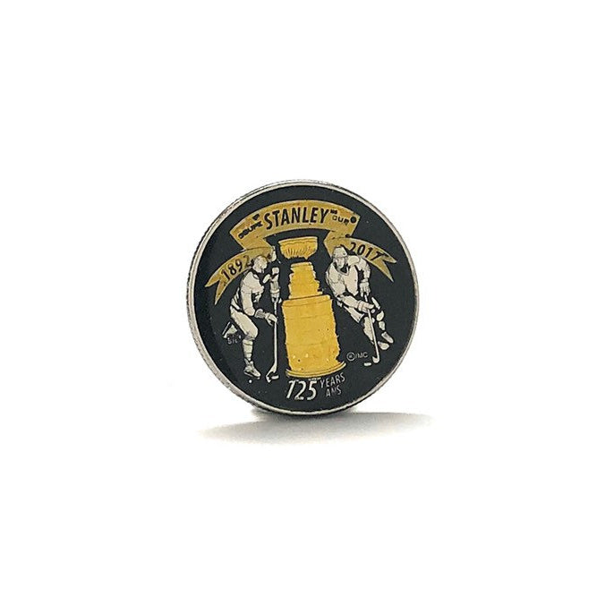 Hockey Gift Birth Year Enamel Pin Gold Edition Stanley Cup Enamel Coin Collectors Lapel Pin Hockey Gifts Royal Canadian Image 2