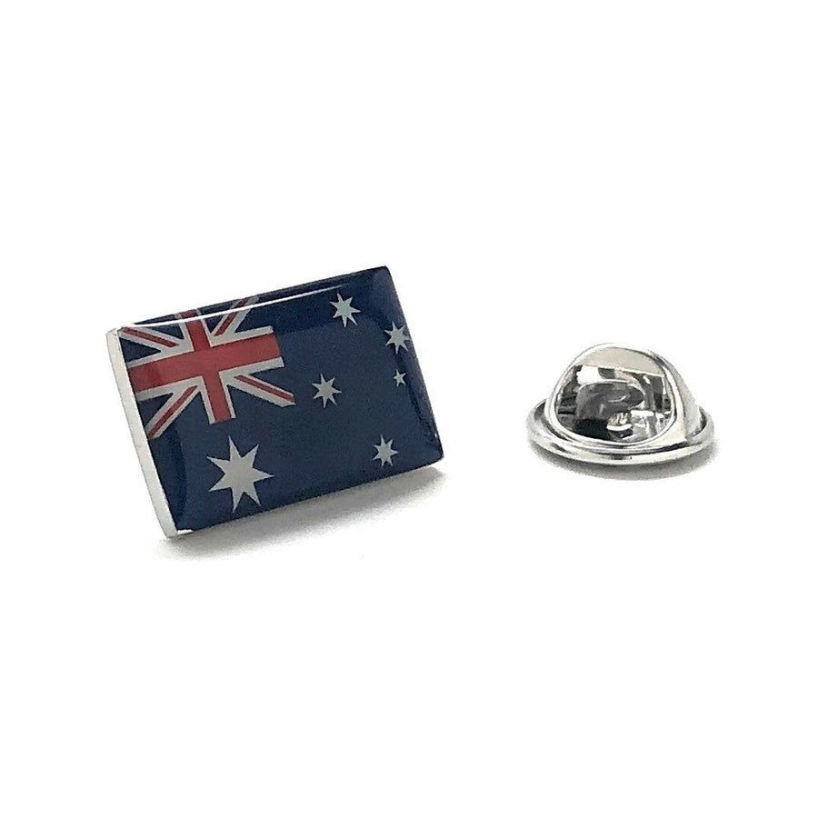 Enamel Pin Australia Flag Pin Tie Tack Collector Pin Royal Blue Australia Travel Souvenir Hand Painted lapel pin Cool Image 1