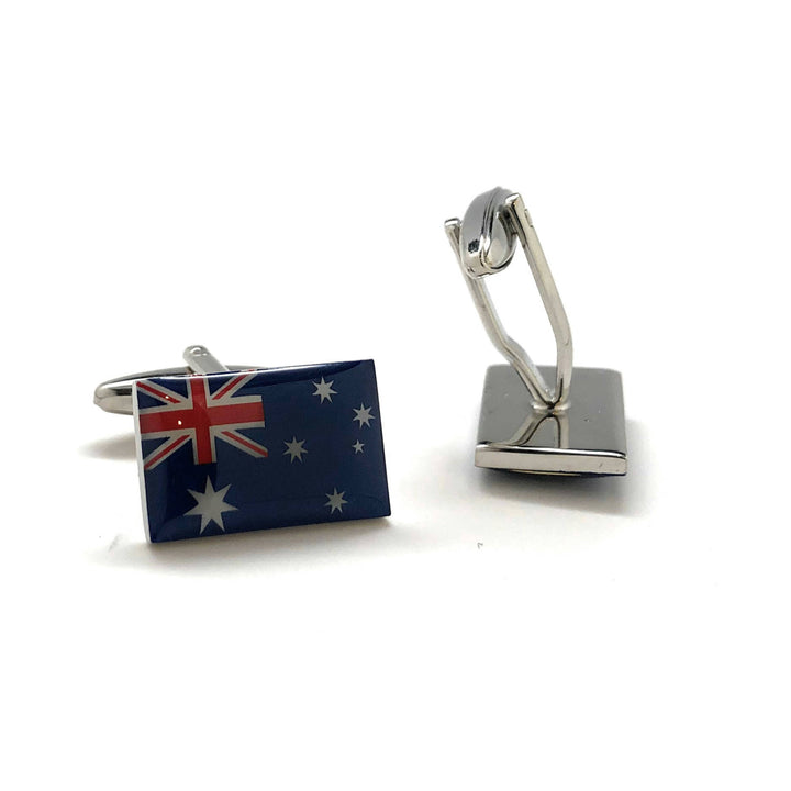 Australia Flag Cufflinks Commonwealth Country International Australian Continent Sydney Cool Cuff Links Comes with Gift Image 3