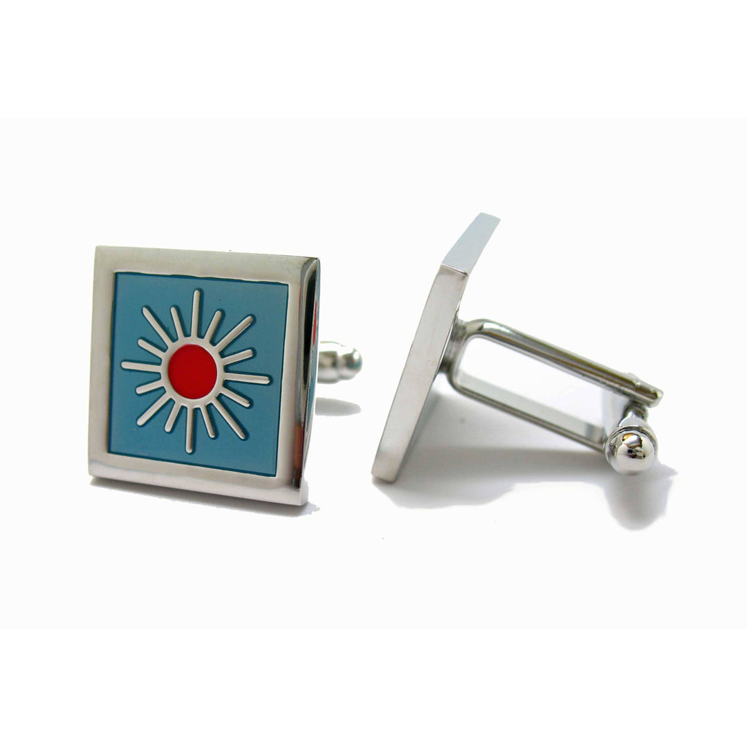 Weather Cufflinks Sunshine Sunny Good Day News Anchor Weatherman Weather woman Meteorologists Cuff Links Predict Comes Image 2