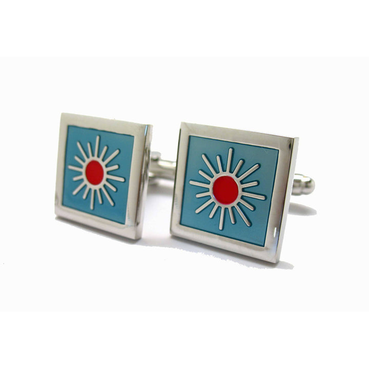 Weather Cufflinks Sunshine Sunny Good Day News Anchor Weatherman Weather woman Meteorologists Cuff Links Predict Comes Image 3