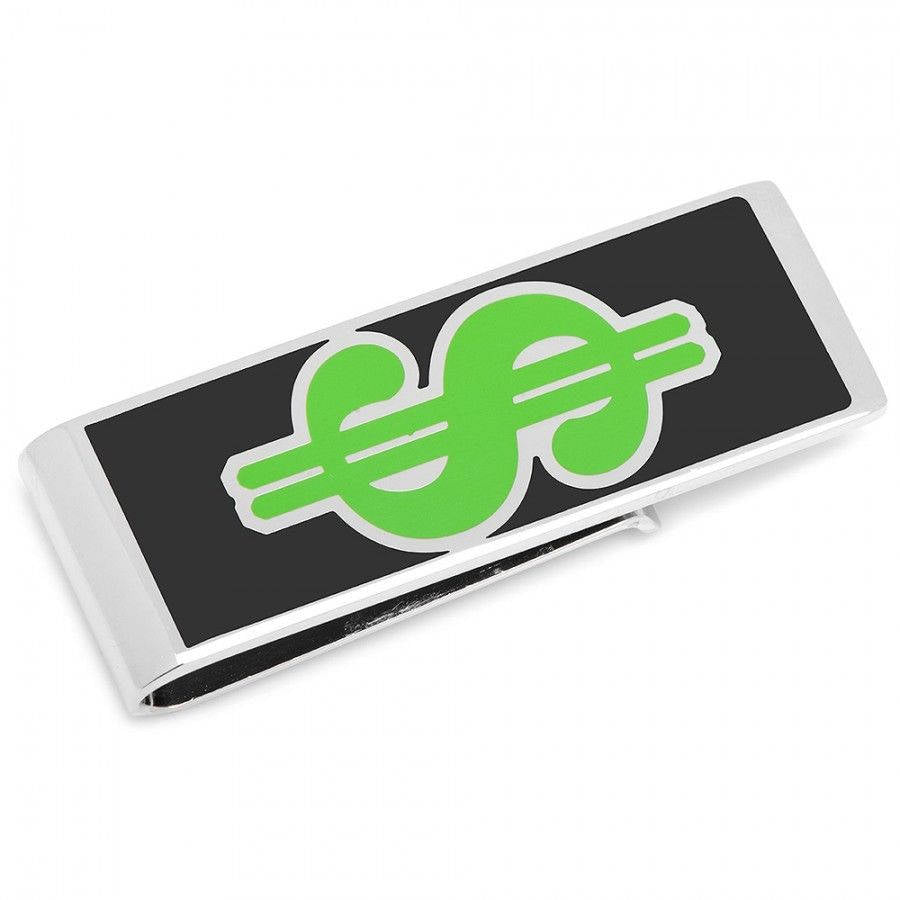 Ill Pay Cash Dollar Signs Cash on the Table Fun Money Clip Image 1