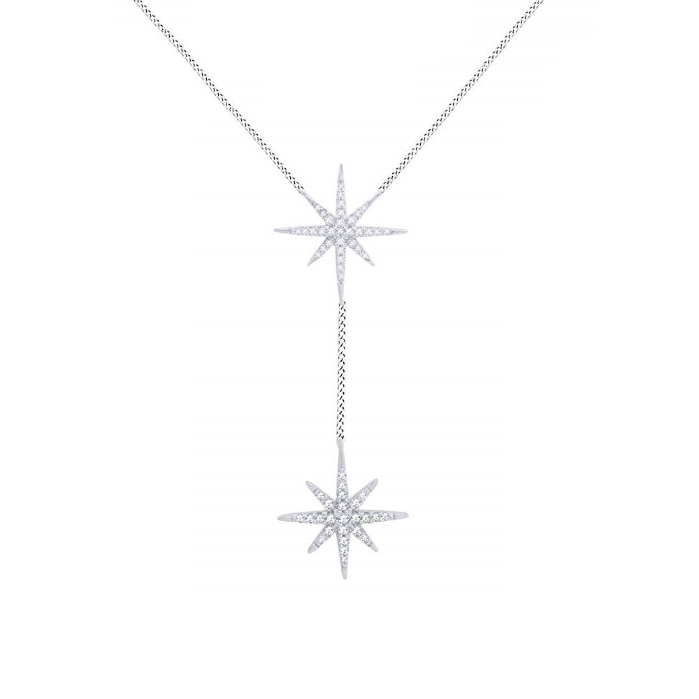 Crystal Starburt Necklace Made With Swarovski Elements Image 2