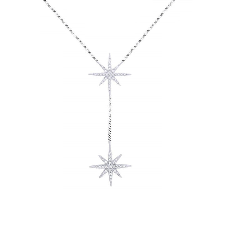 Crystal Starburt Necklace Made With Swarovski Elements Image 2