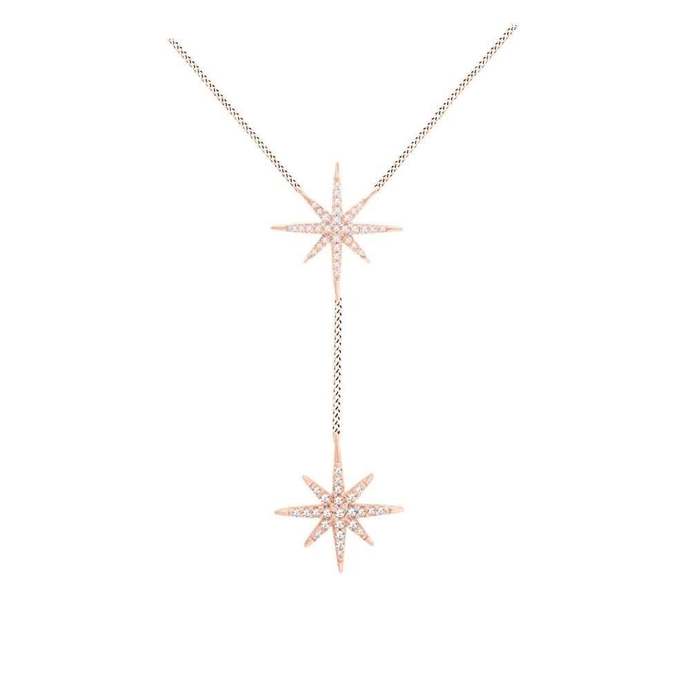 Crystal Starburt Necklace Made With Swarovski Elements Image 1