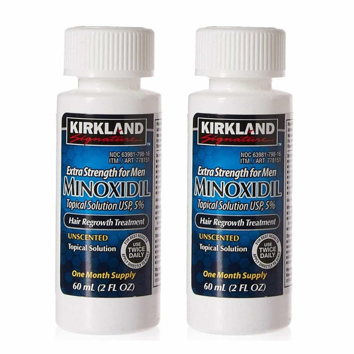 Kirkland Minoxidil 5% Extra Strength 2 Month Supply Hair Loss Treatment Image 1