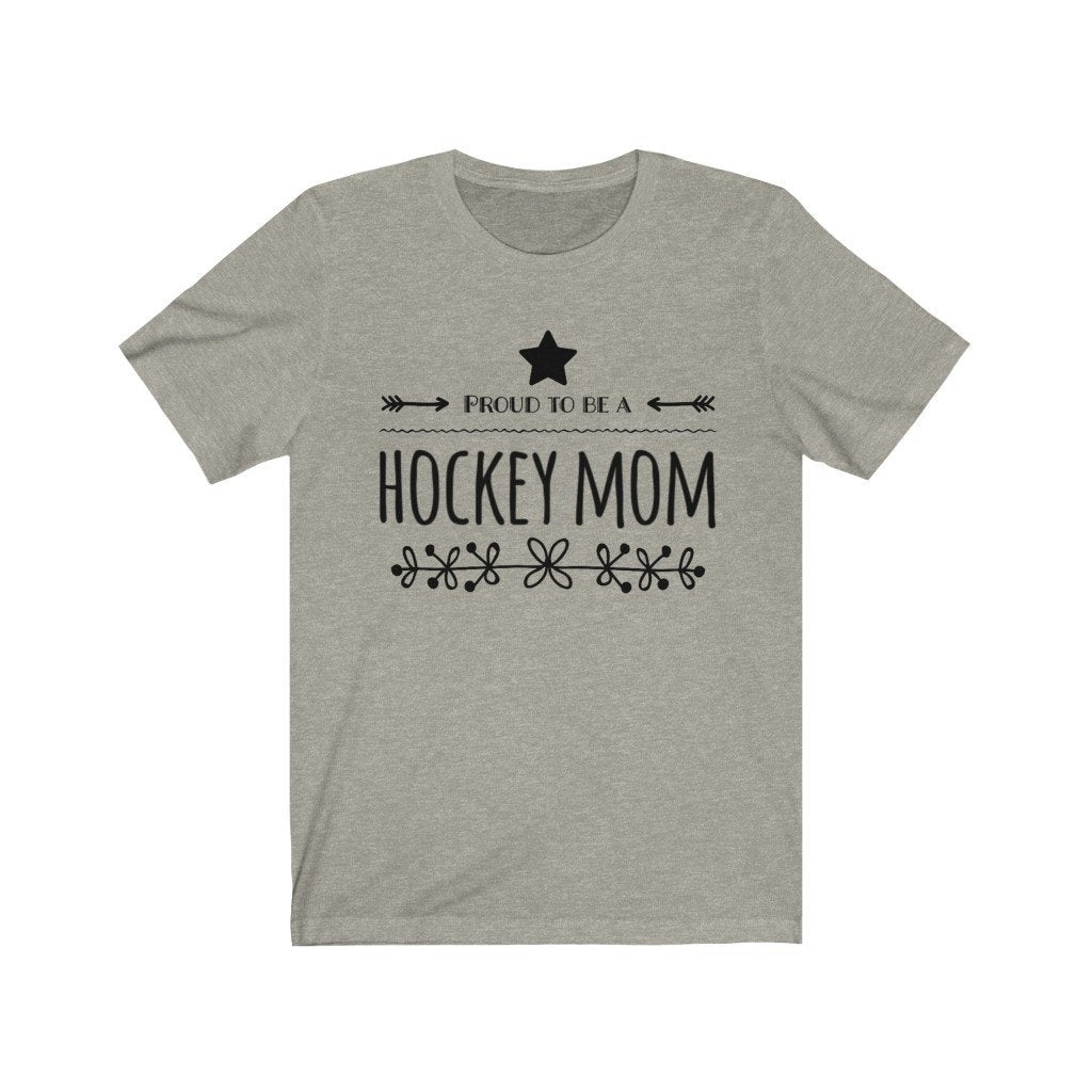 Proud to be a Hockey Mom T shirt Unisex Jersey Short Sleeve Tee Show off your love of hockey Image 2