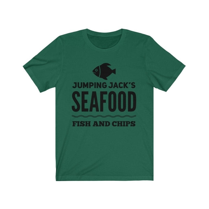 Seafood T Shirt Fun Summer Jumping Jack's Fish Unisex Jersey Short Sleeve Tee Image 2