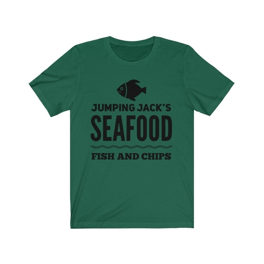 Seafood T Shirt Fun Summer Jumping Jacks Fish Unisex Jersey Short Sleeve Tee Image 2