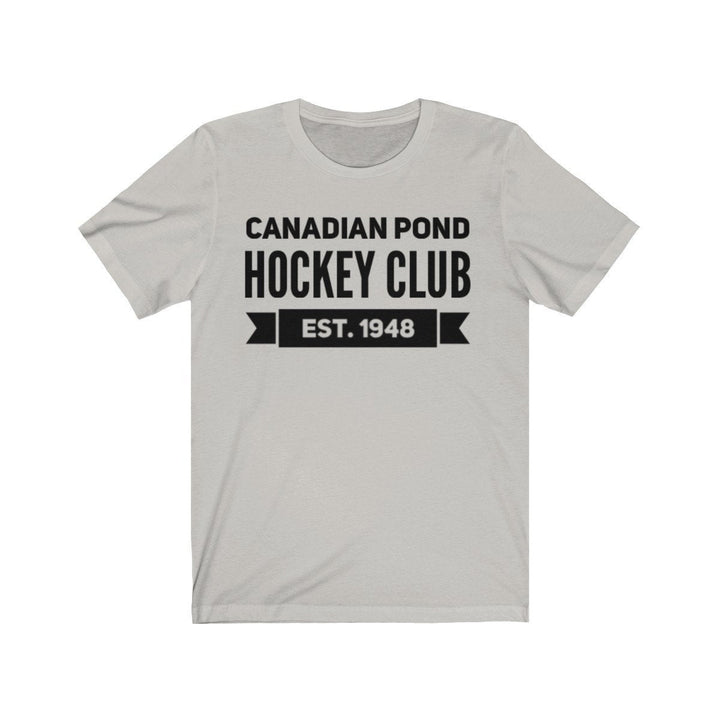 Hockey T Shirt Canadian Pond Hockey Club Unisex Jersey Short Sleeve Tee Hockey Team Player Coach Goalie Image 4
