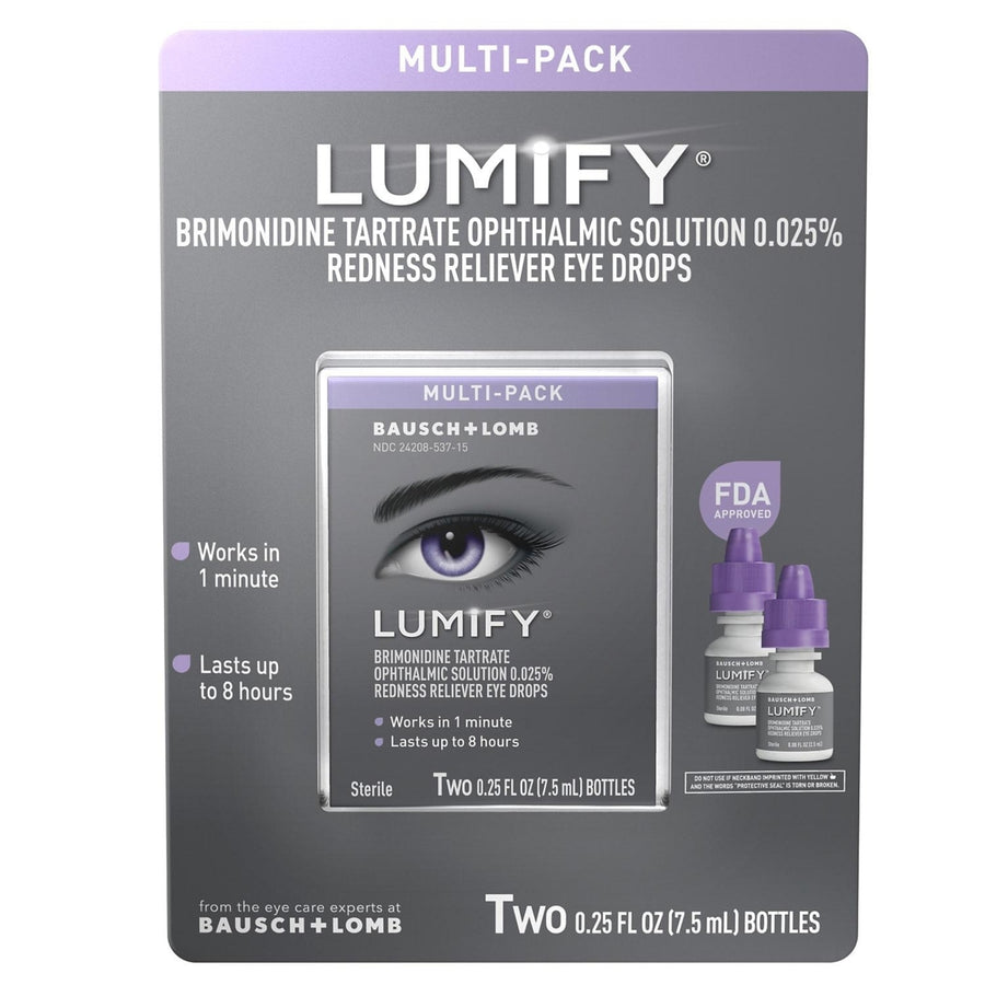 Lumify Redness Reliever Eye Drops (0.25 Fluid Ounce 2 Pack) Image 1