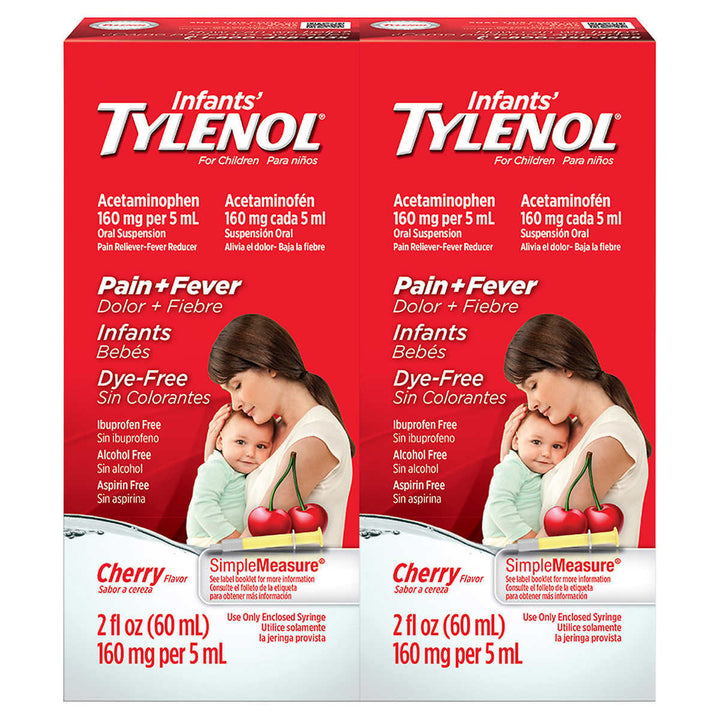 Infants Tylenol Pain and Fever Cherry Flavor 4 Ounces Image 1