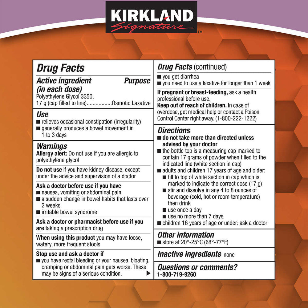 Kirkland Signature LaxaClear 100 Doses Image 2