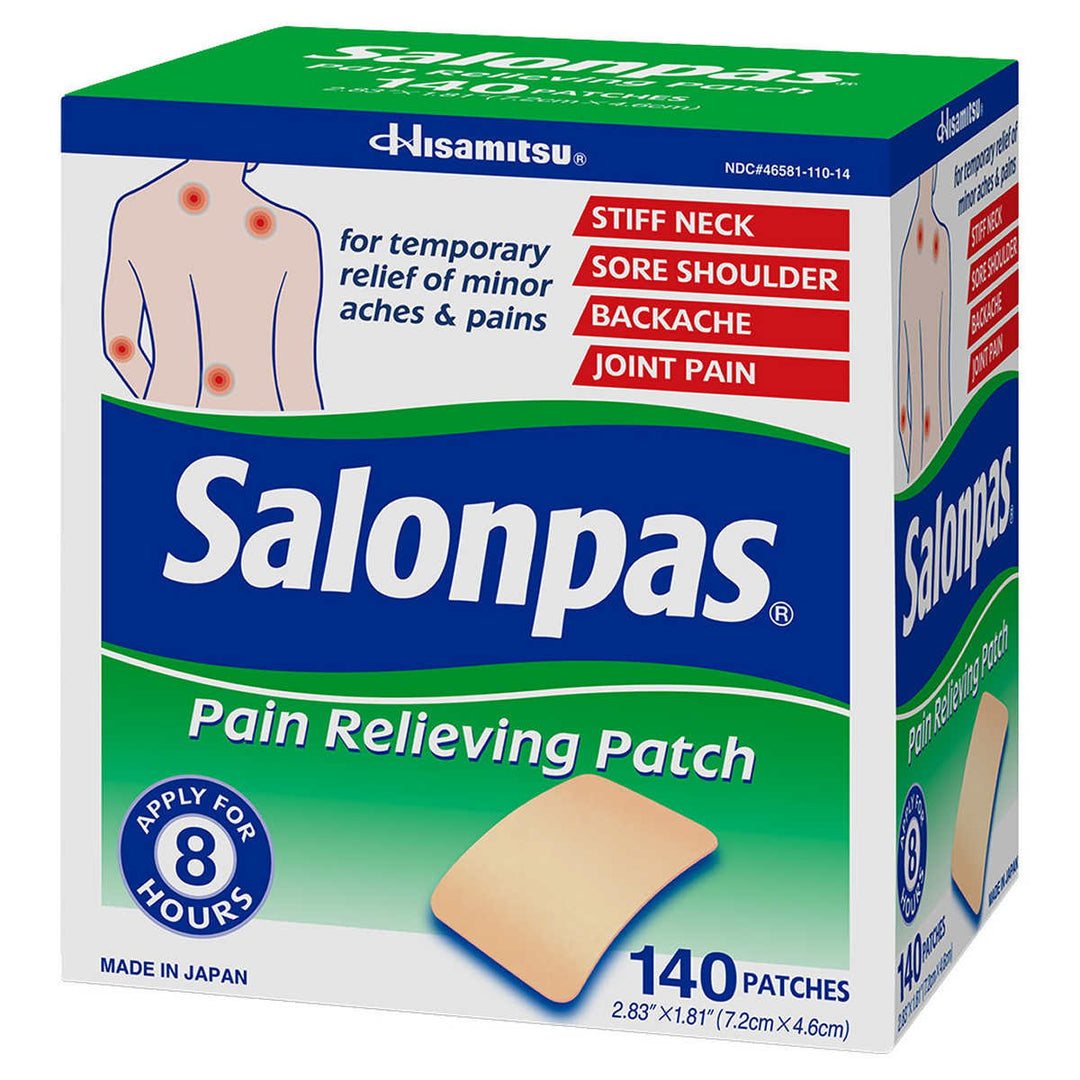 Salonpas Pain Relieving Patch 140 Patches Image 1