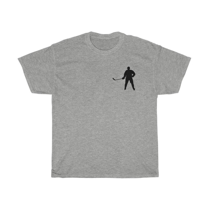 Hockey Player Tee Shirt Hockey Player Cotton Unisex T Shirt Your Choice of Colors Hockey Coach For the Love of the Game Image 3