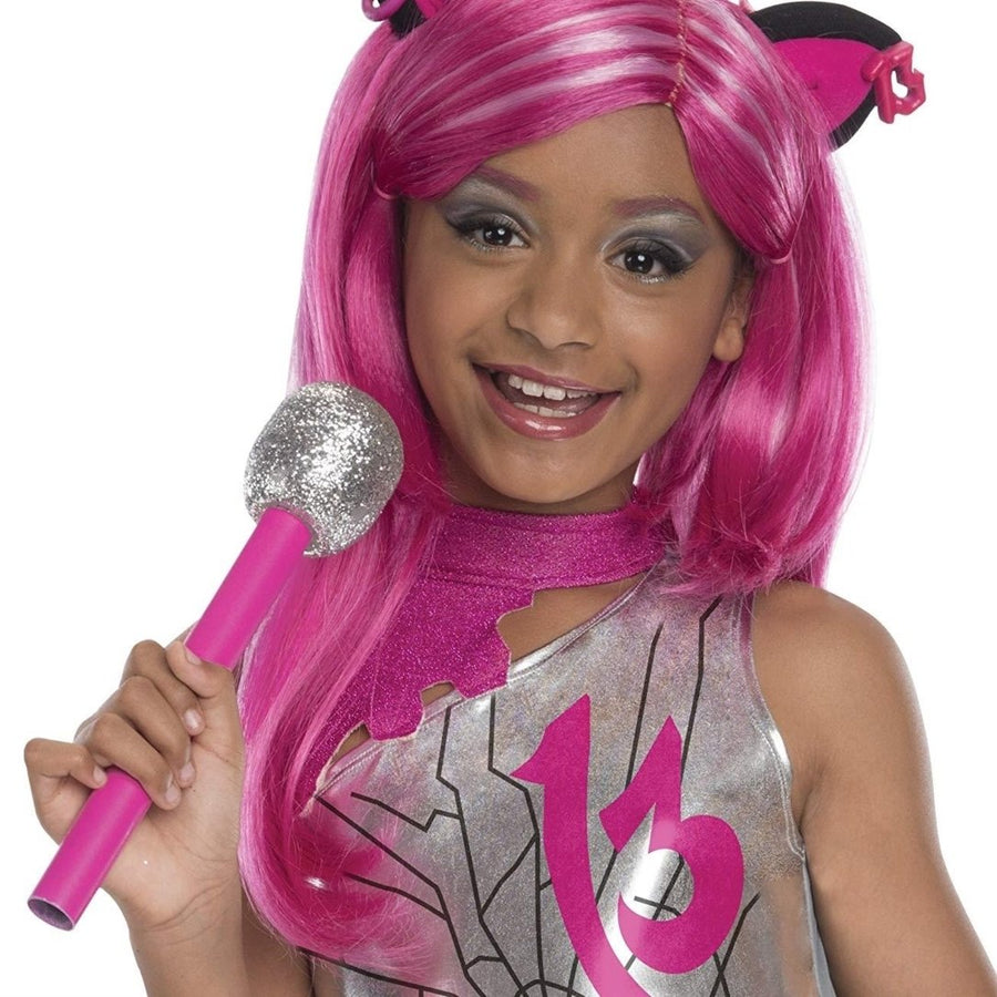 Rubies Monster High Catty Noir Pink Wig Costume Accessory Girls Size Standard Image 1