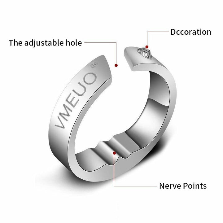 Anti Snore Ring Acupressure Apnea Sleeping Aid Stop Snoring Against Insomnia Image 3